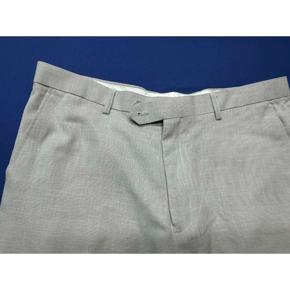 Vintage NWT Falcone Suit‎ Dress Pants Model BUD 2PC Gray Size 44R W38